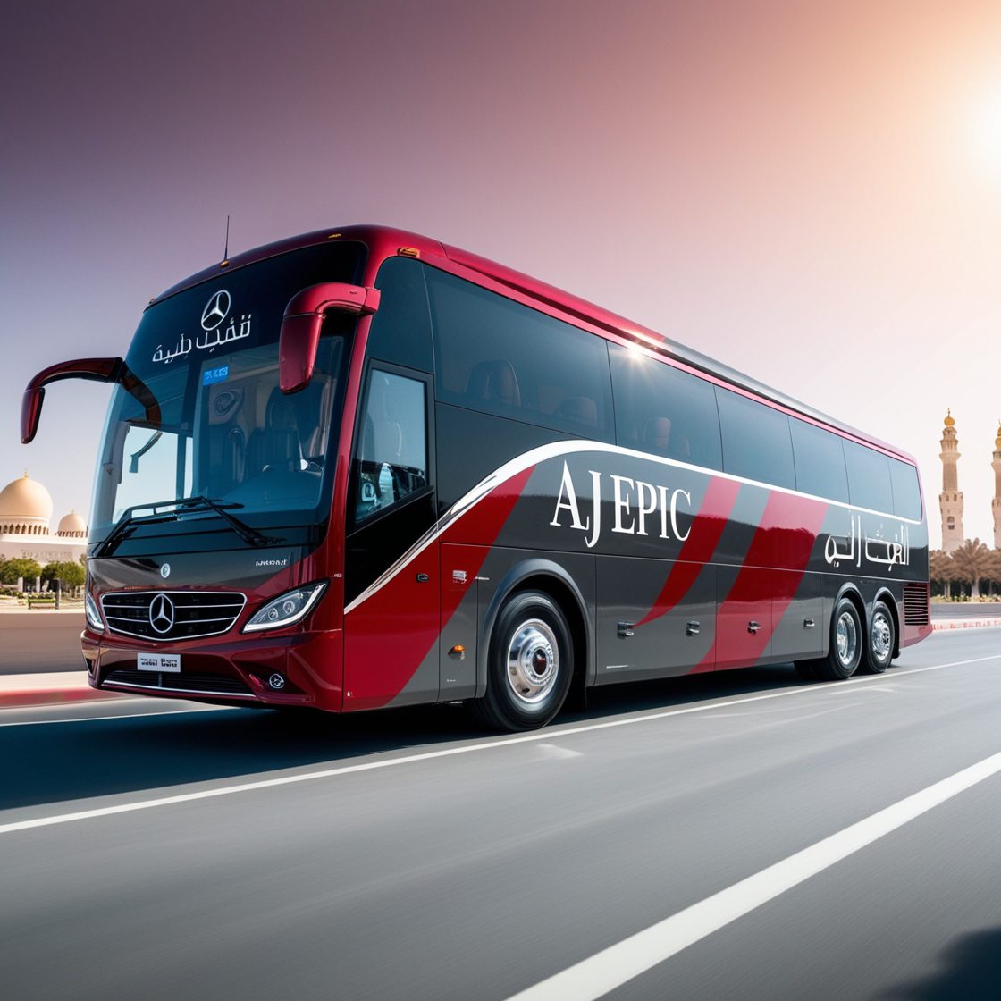 Bus rental services from Dubai to Abu Dhabi