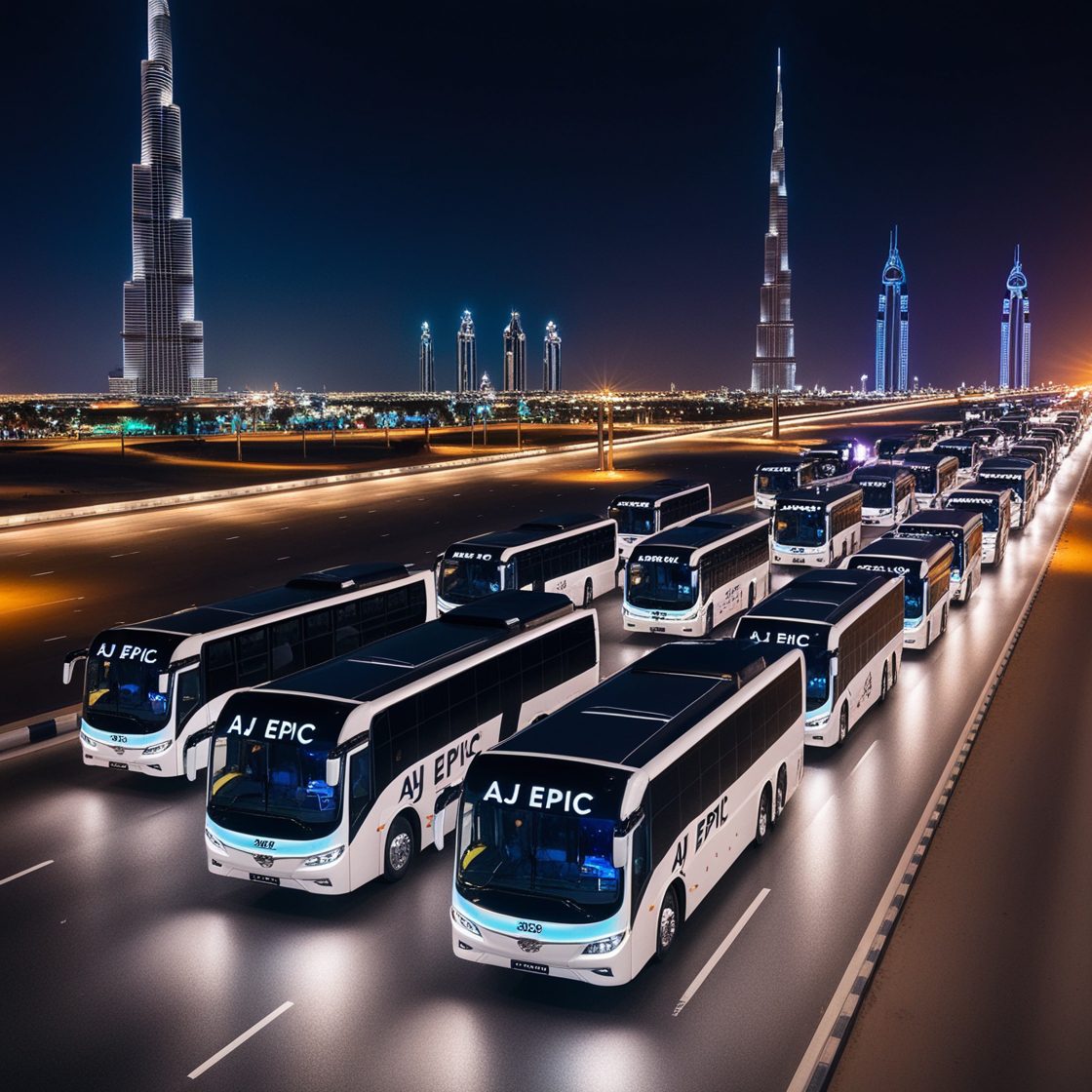 Luxury and premium bus rental Dubai