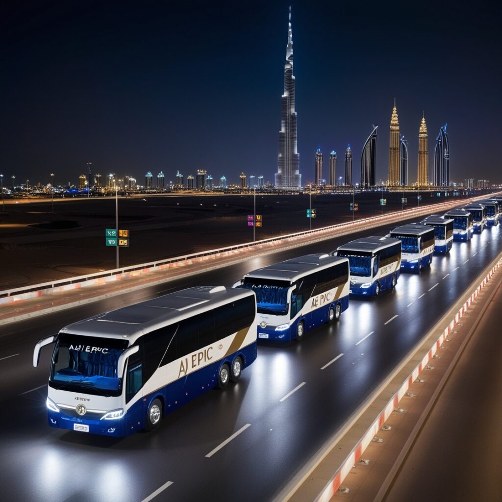 Luxury and premium bus rental Dubai