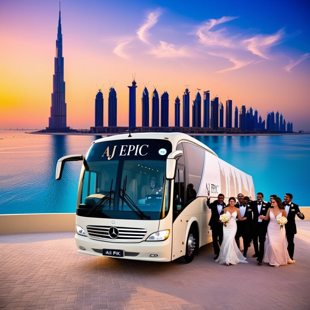 "Budget-friendly luxury bus rentals in Dubai"
