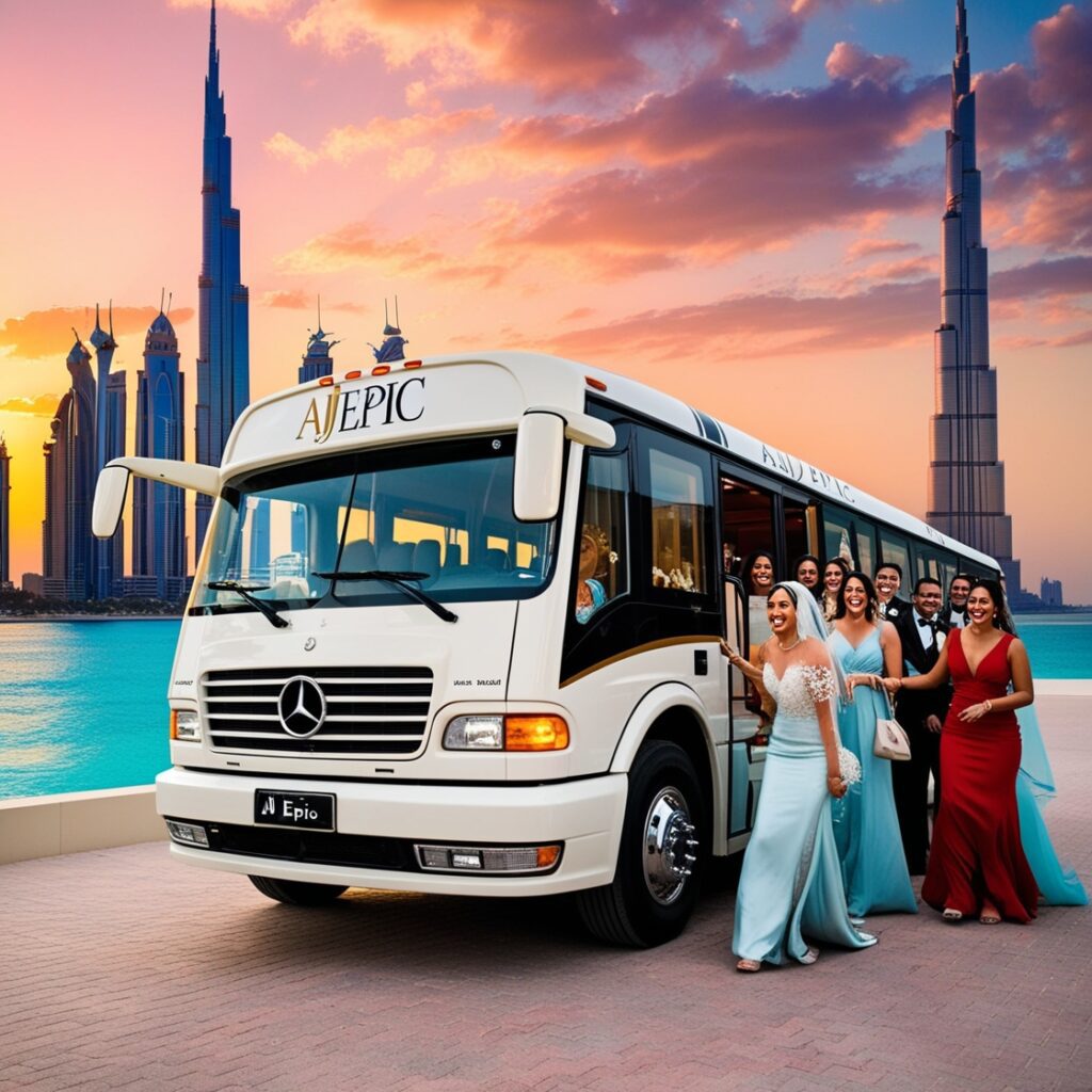 "Luxury group transportation services Dubai"
