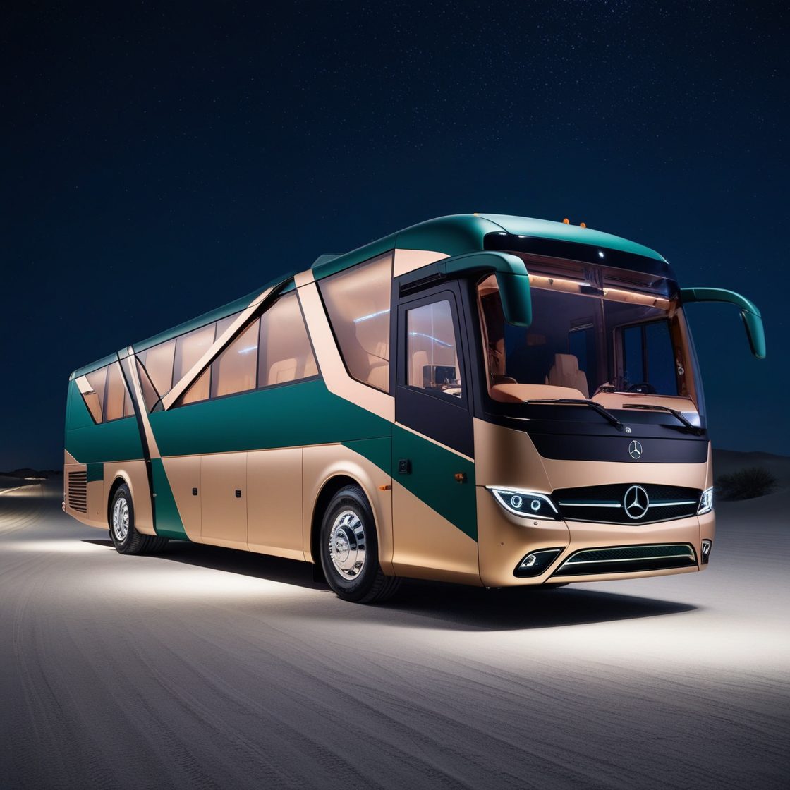 Dubai bus rental for tourists