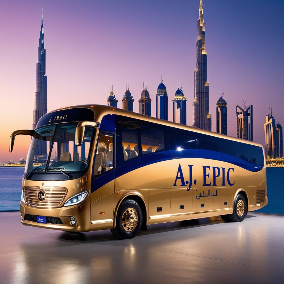 Comfortable group travel in Dubai