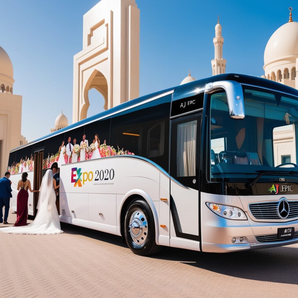 "Luxury transportation for Dubai weddings"