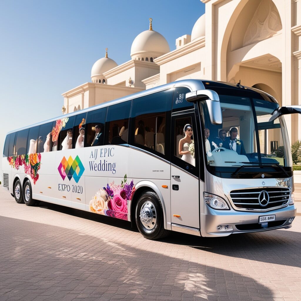 "Wedding shuttle services in Dubai"
