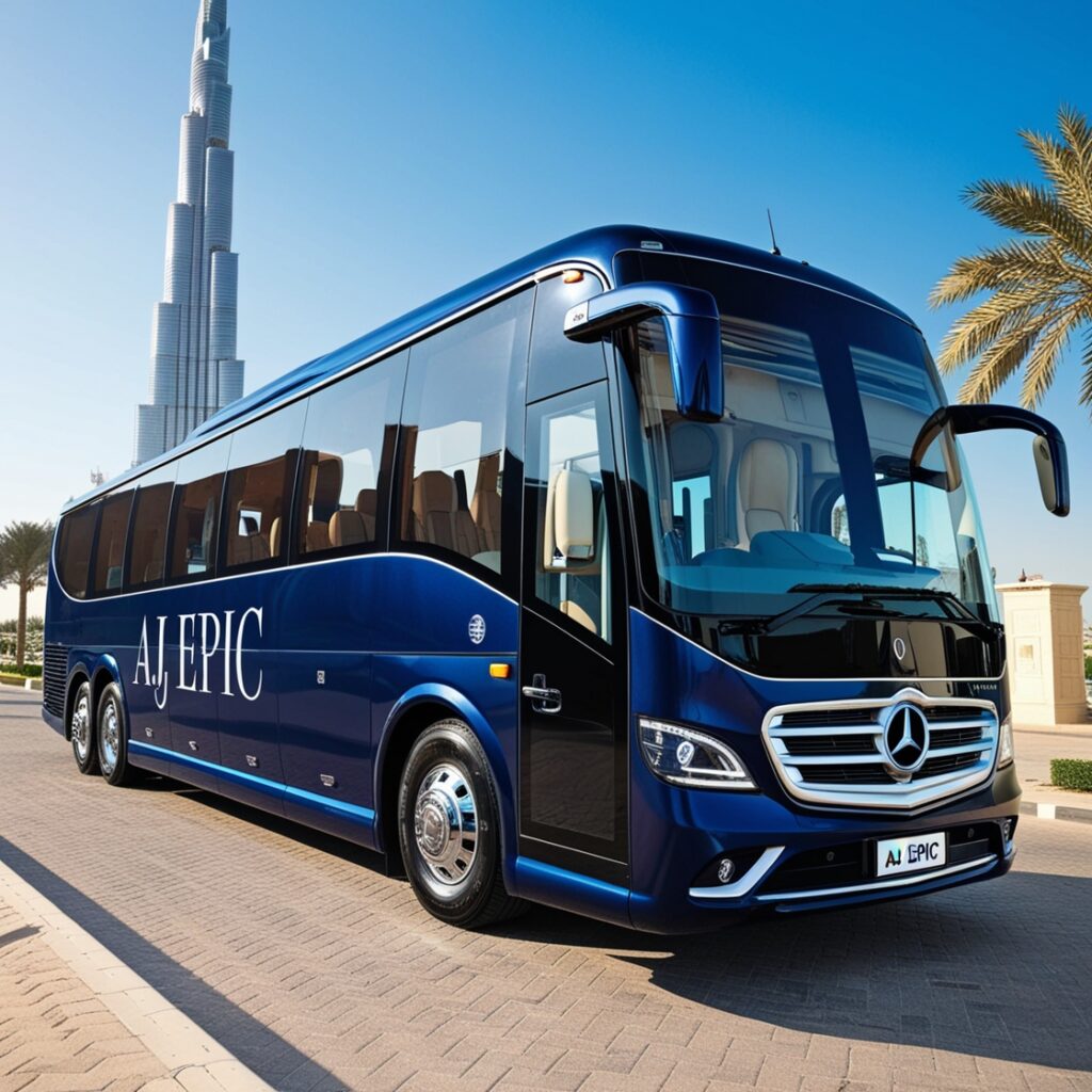 Premium Luxury Bus Renal in Dubai by Aj EPIC