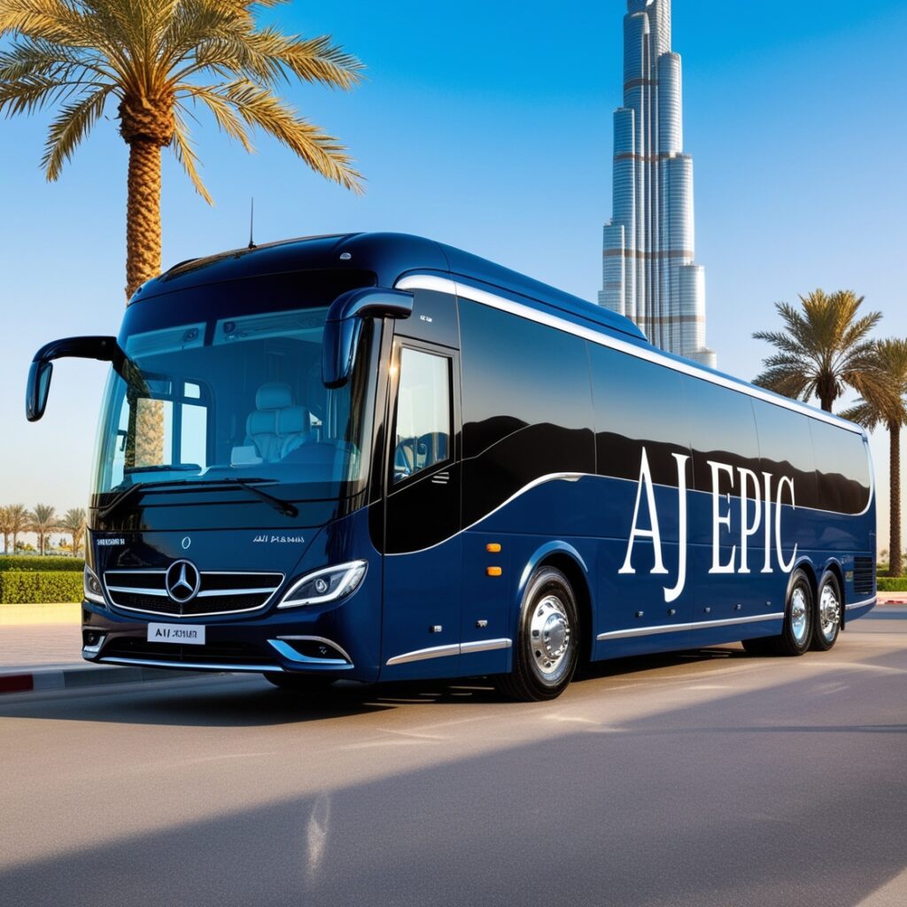 Premium Luxury Bus Renal in Dubai by Aj EPIC