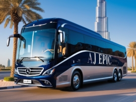 Premium Luxury Bus Renal in Dubai by Aj EPIC
