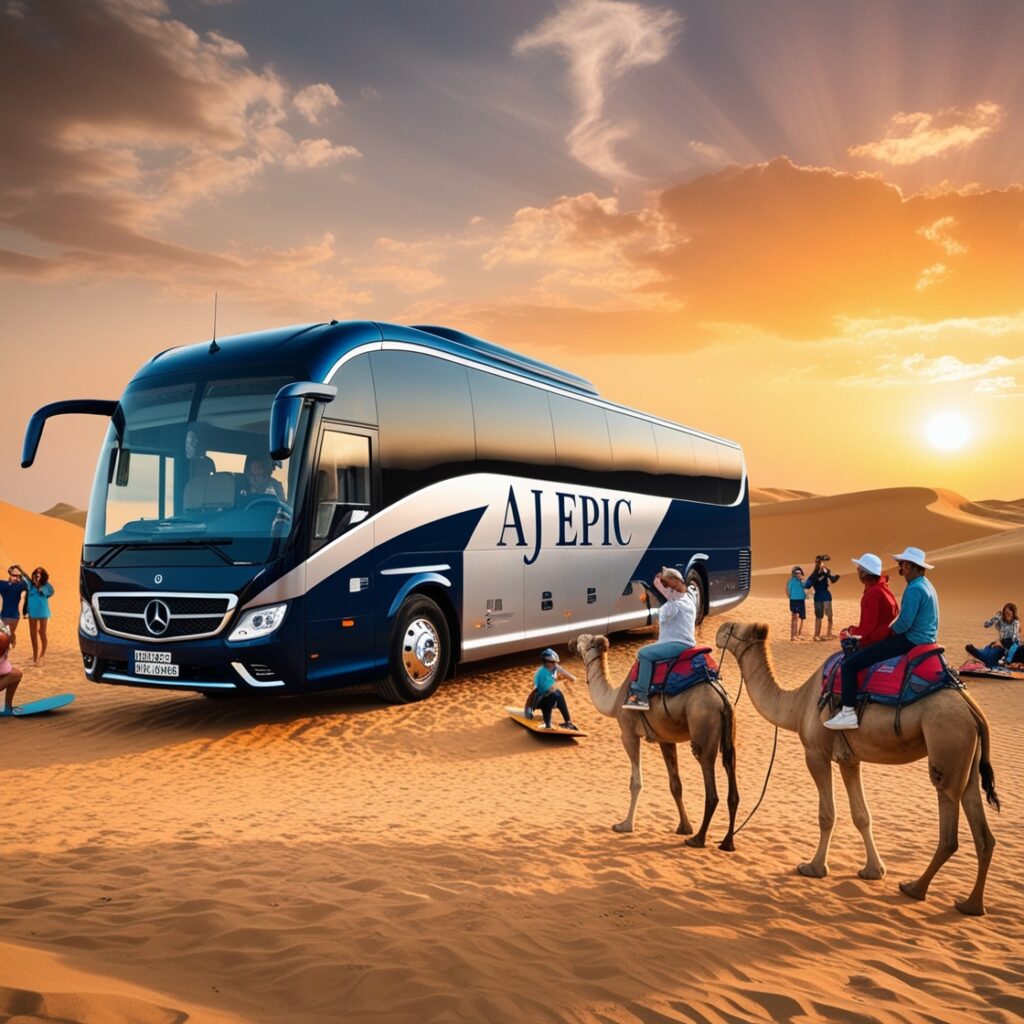 "Thrill-seeker sandboarding down a sand dune"