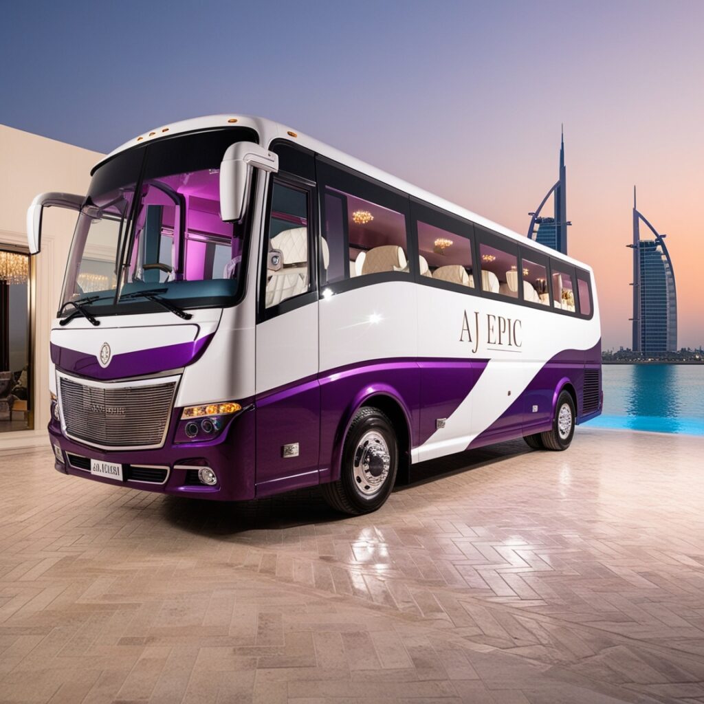 Wedding bus rental in Dubai