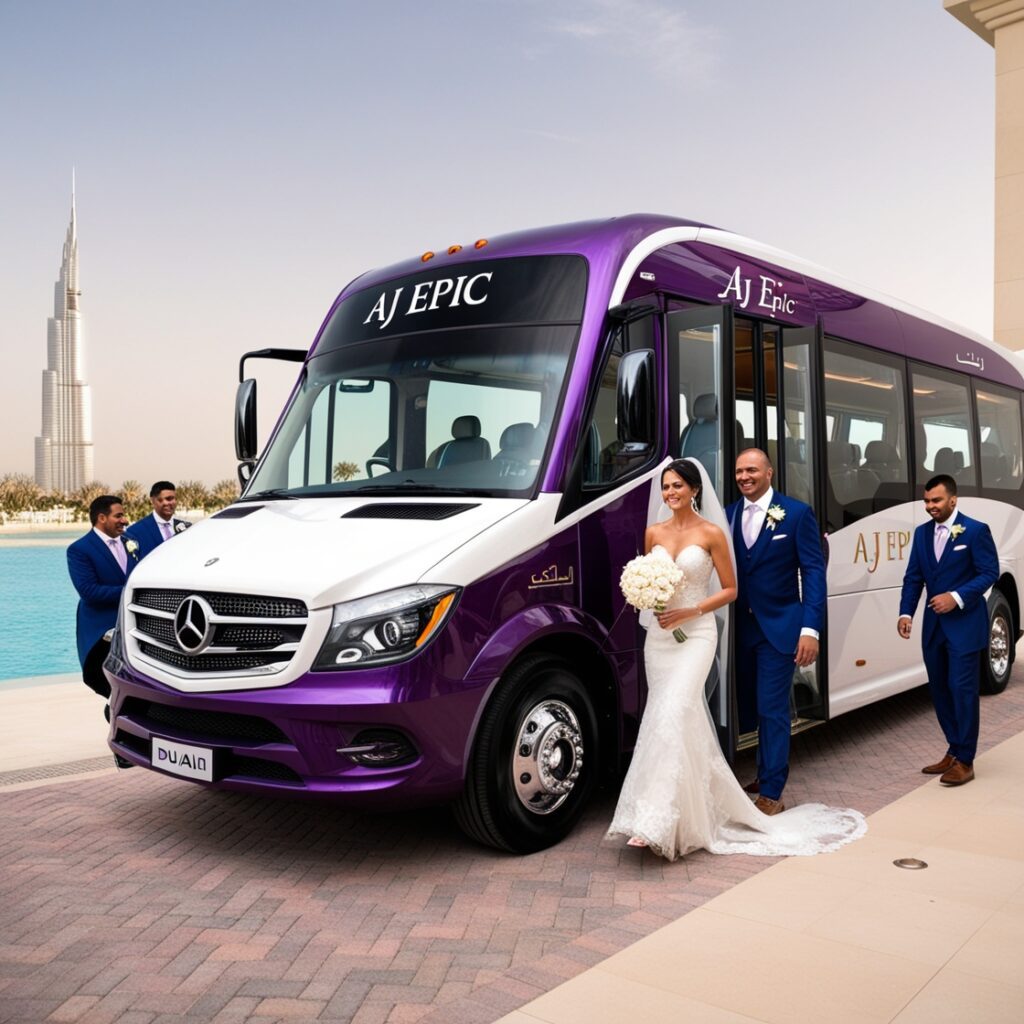 wedding bus rental services in dubai