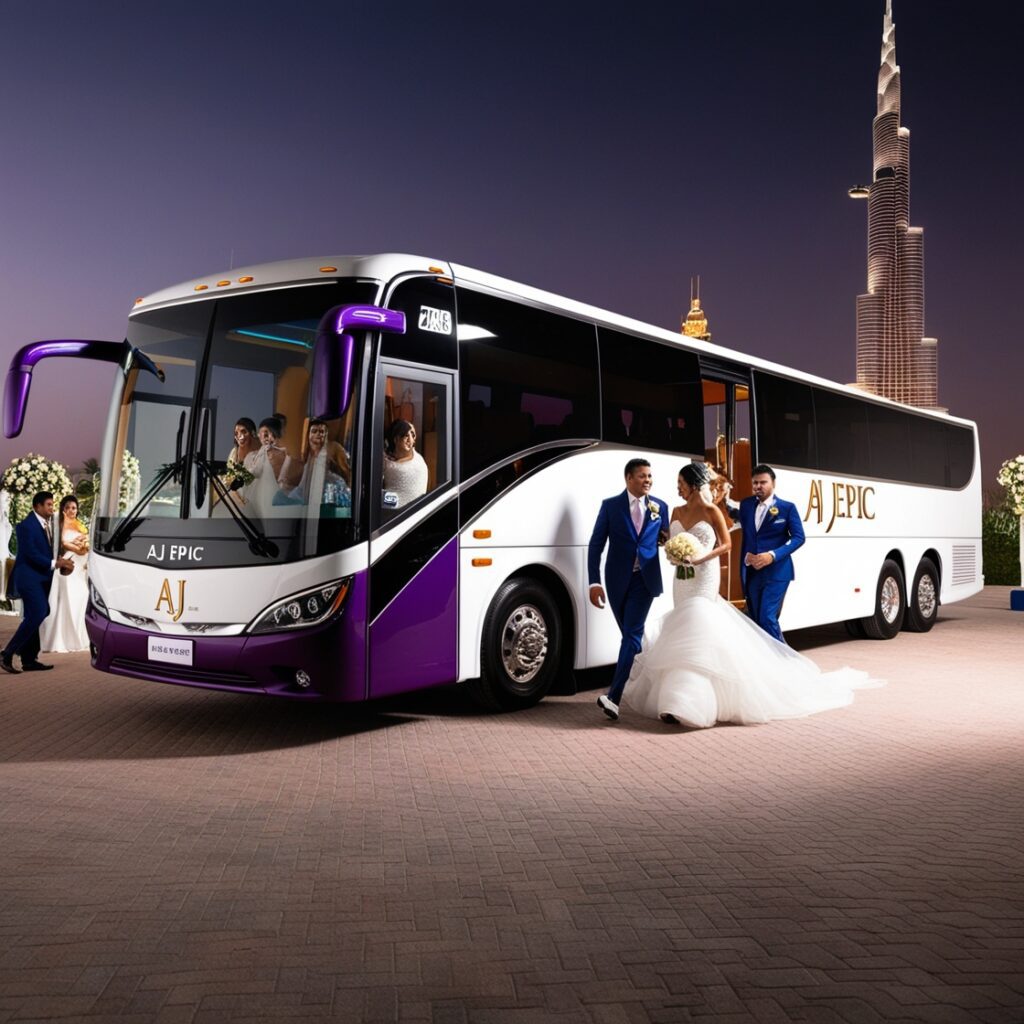 wedding bus rental services in dubai