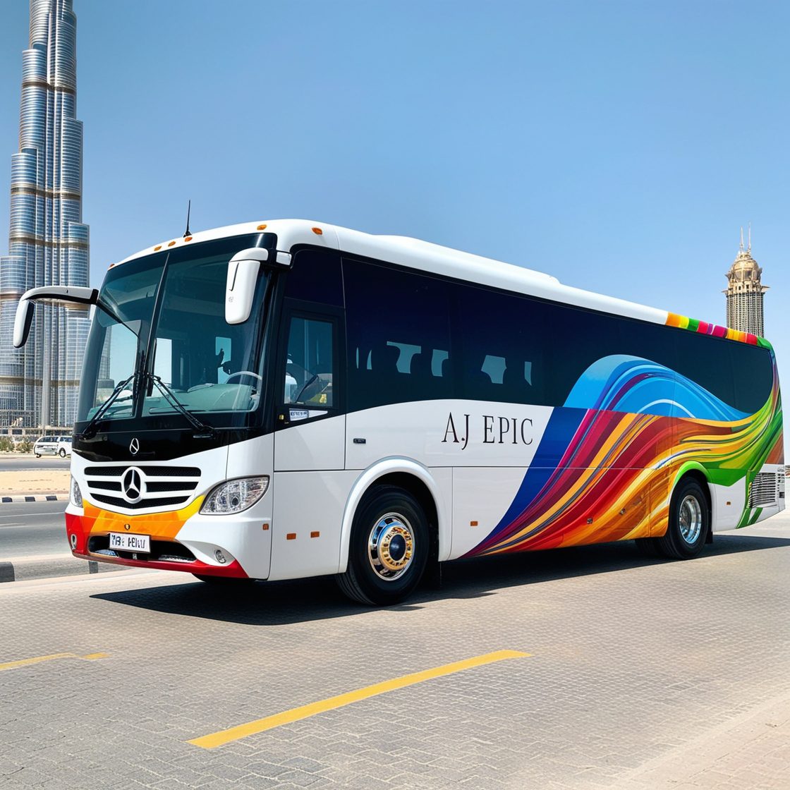Group travel in Dubai with affordable bus rentals