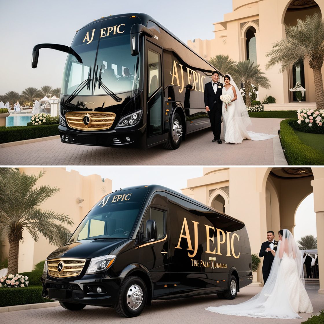 Wedding Bus Rental Services in Dubai