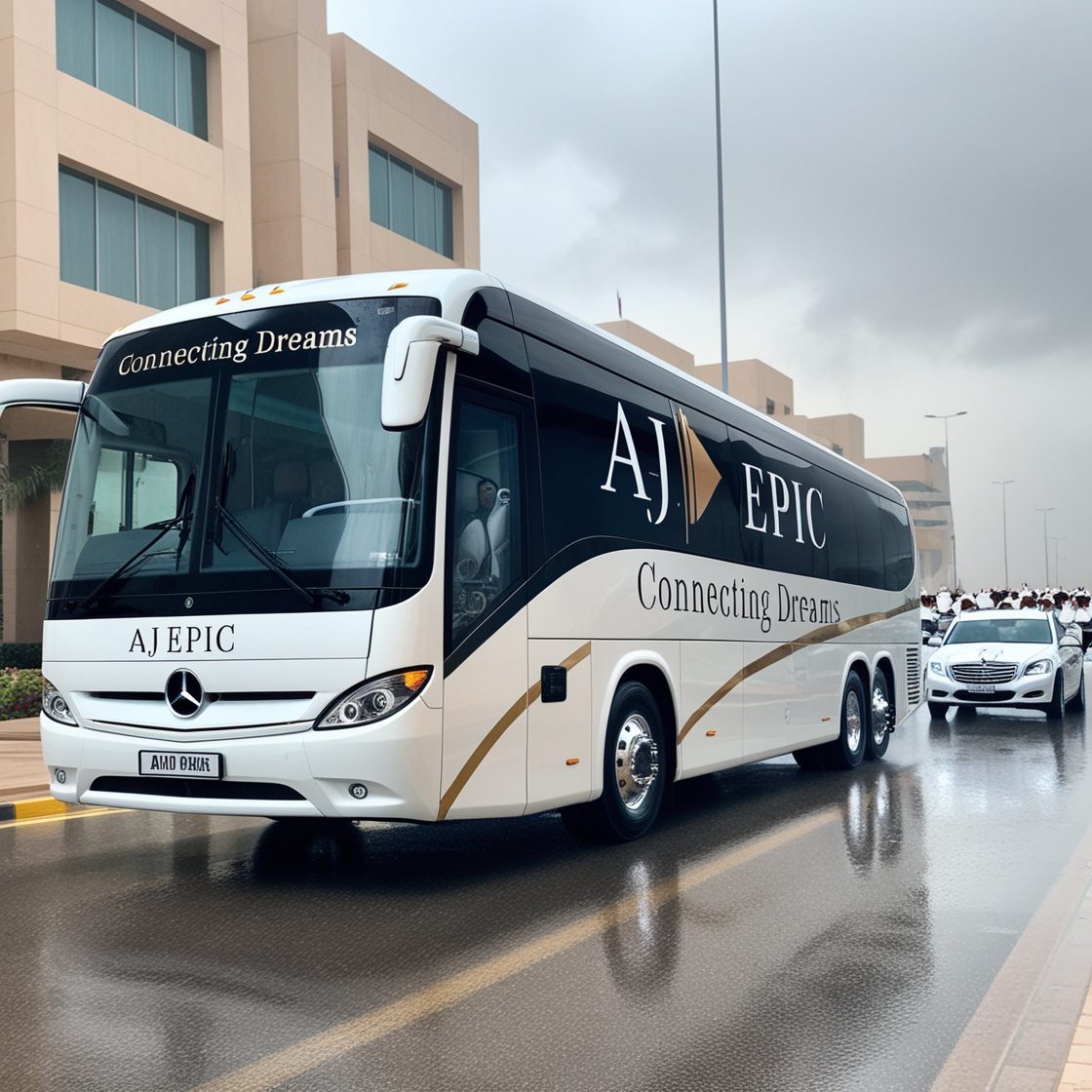 Stylish wedding bus services Dubai