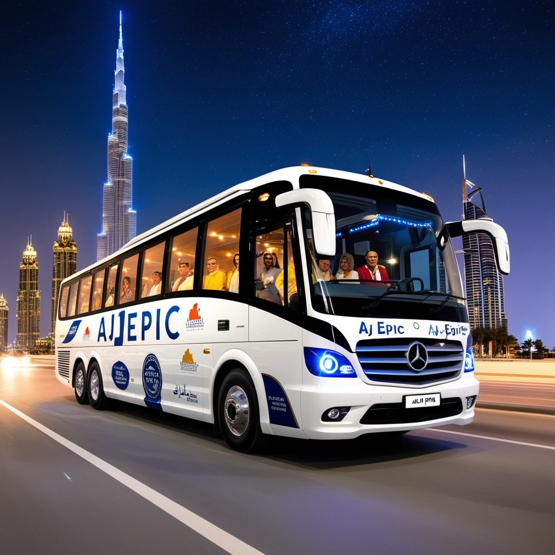 Affordable bus rentals Dubai