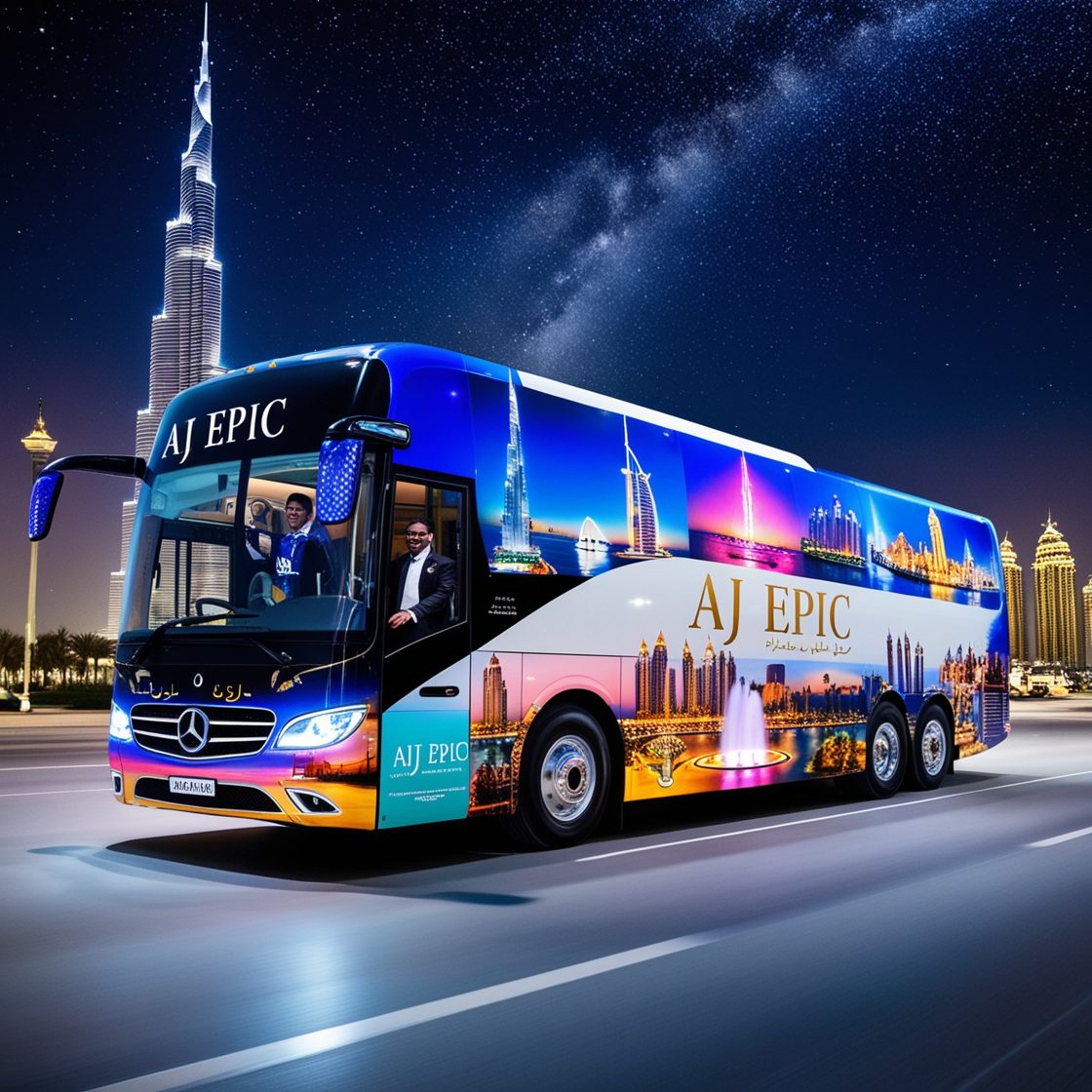 Group tour bus services