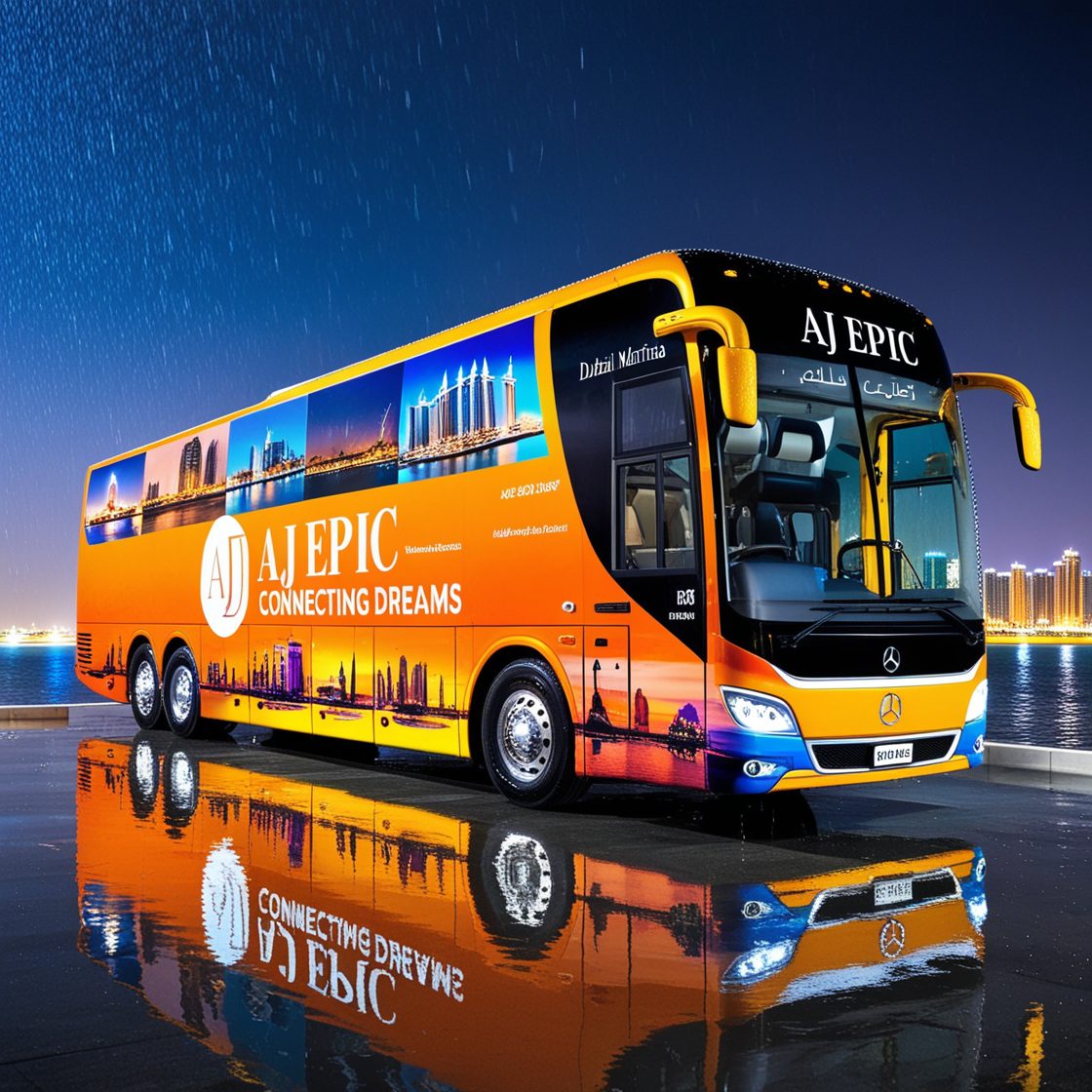 Reliable bus rental in Fujairah