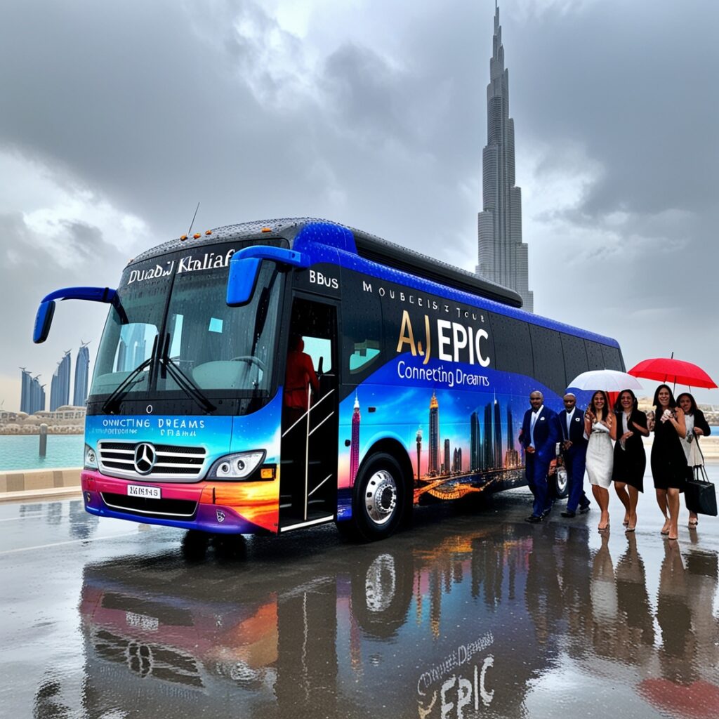 Affordable tour bus rentals in Dubai