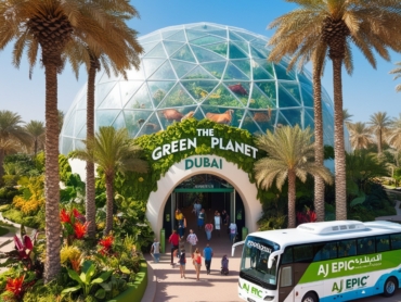 Dining area at The Green Planet with healthy snacks.