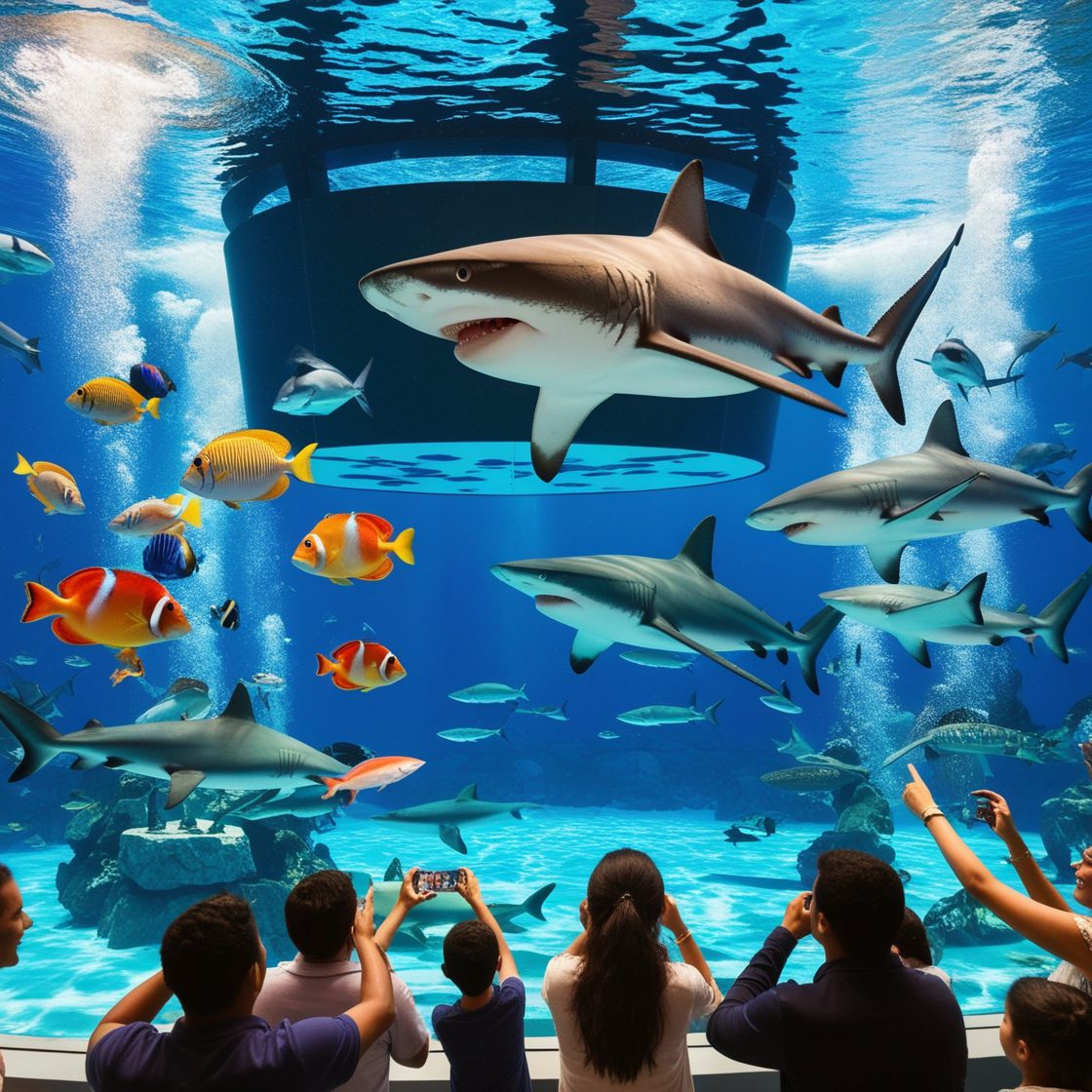 The entrance to Dubai Aquarium at Dubai Mall.