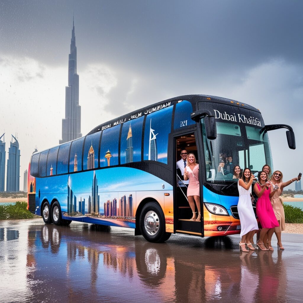 Affordable tour bus rentals in Dubai