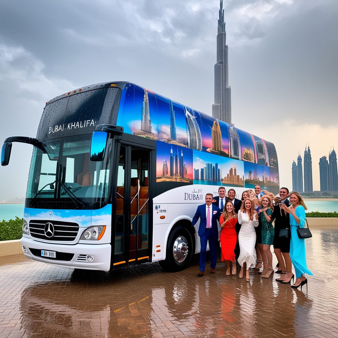 Affordable tour bus rentals in Dubai