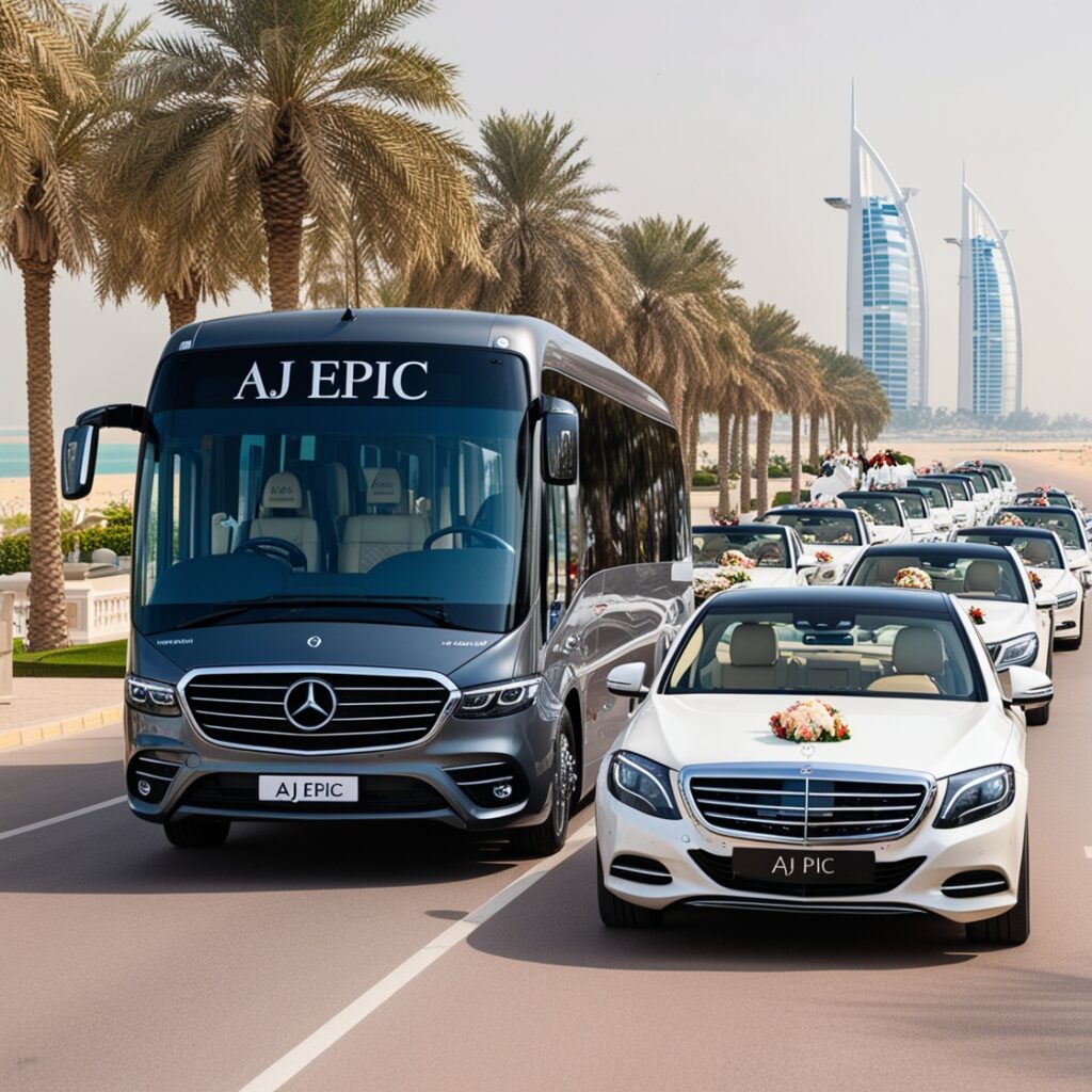 Wedding bus rental in Dubai