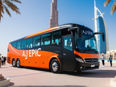 Reliable bus hire for Dubai city exploration