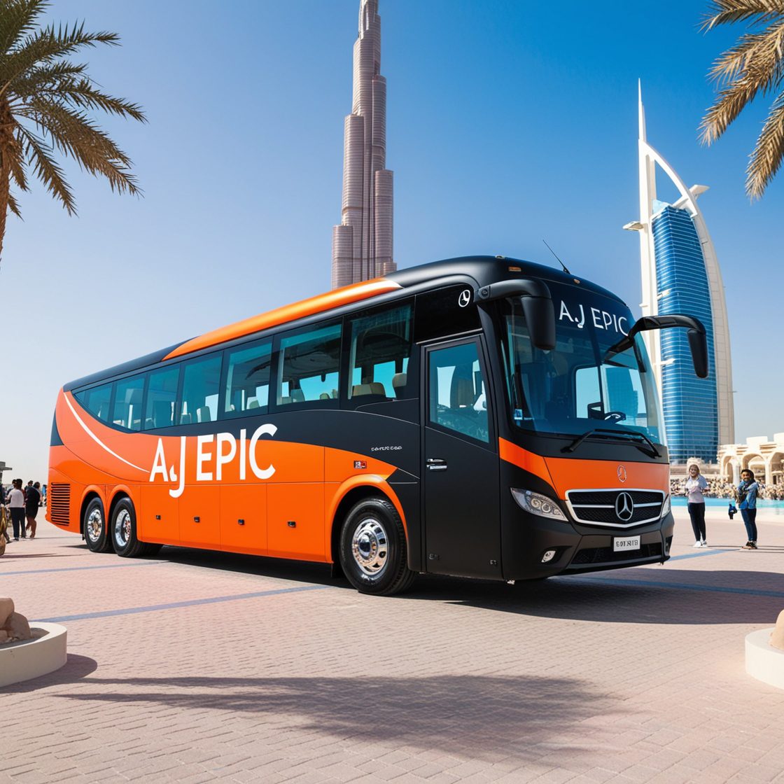 Reliable bus hire for Dubai city exploration