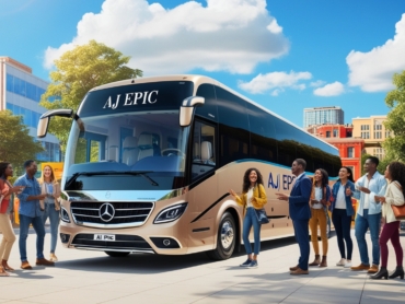 Professional bus rental near me