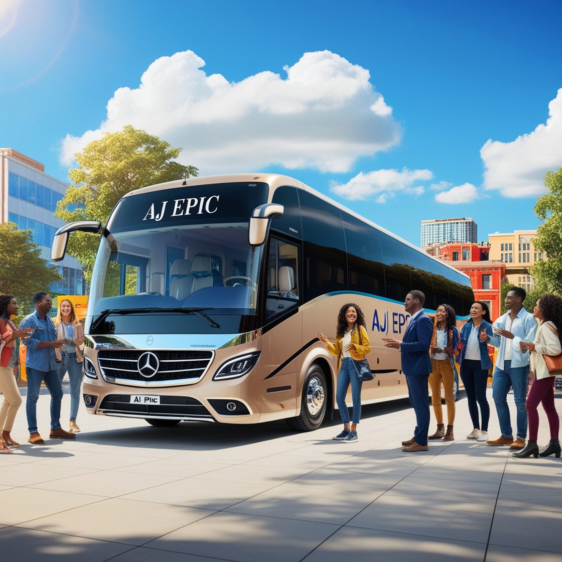 Professional bus rental near me