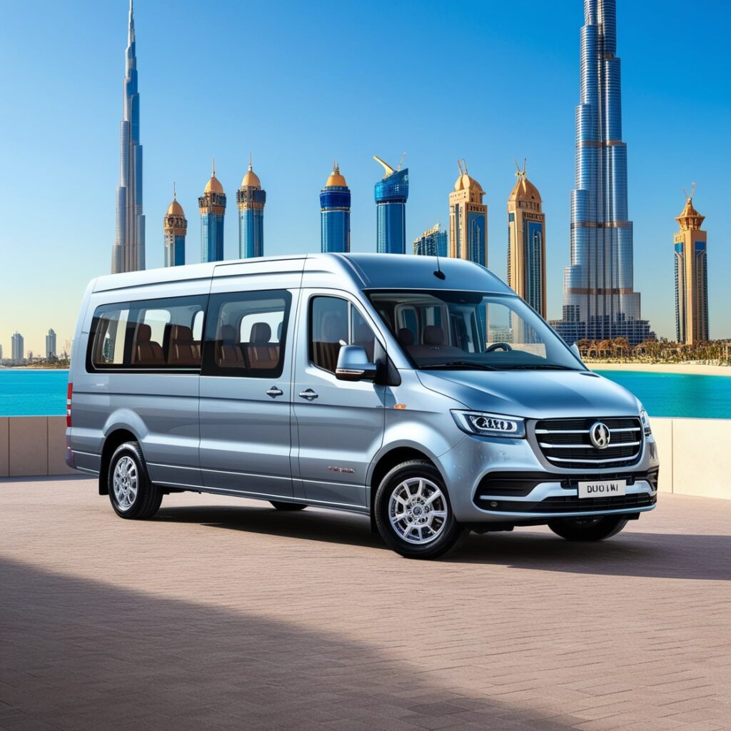 Comfortable group transportation in Dubai