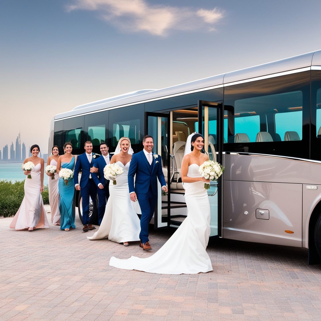 Bus Rental for Weddings in Dubai