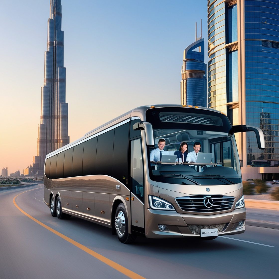 Bus Rental for Corporate Events in Dubai