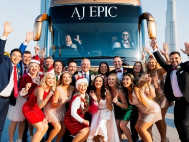 Happy passengers enjoying luxury transportation service