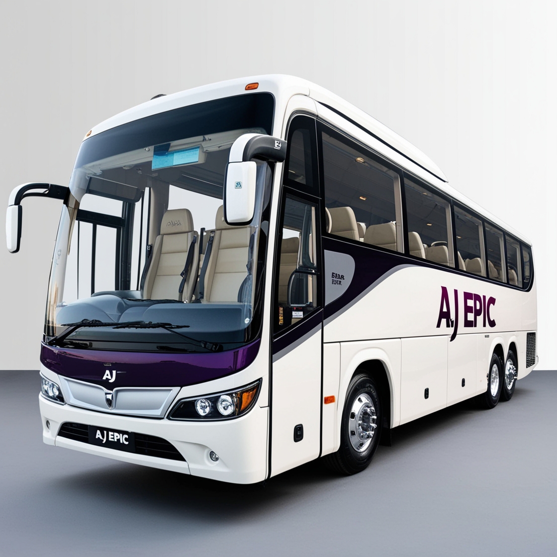 ashok bus 83 seater aj epic bus rental