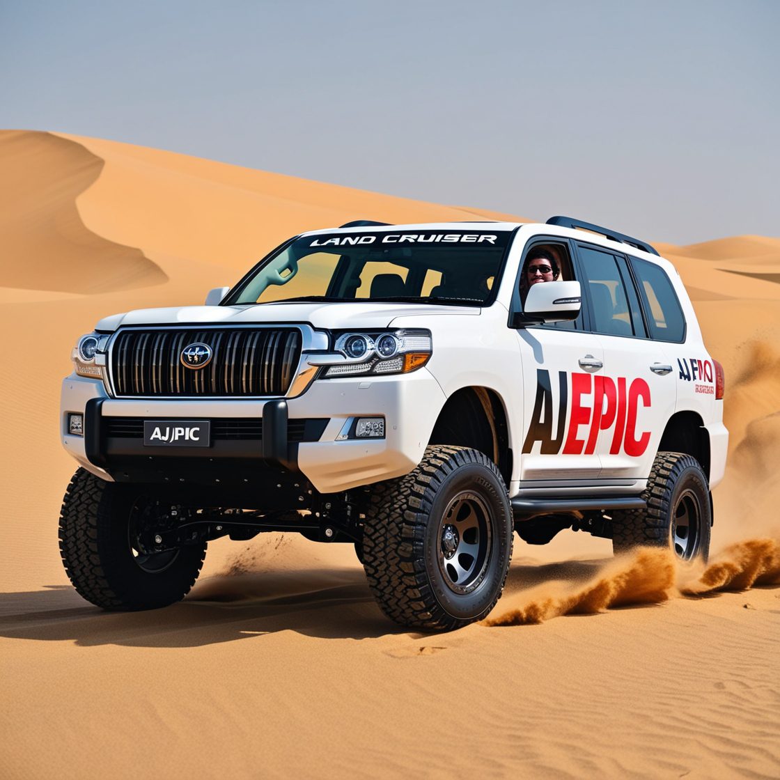 Affordable bus rental service by AJ EPIC for desert tours in Dubai