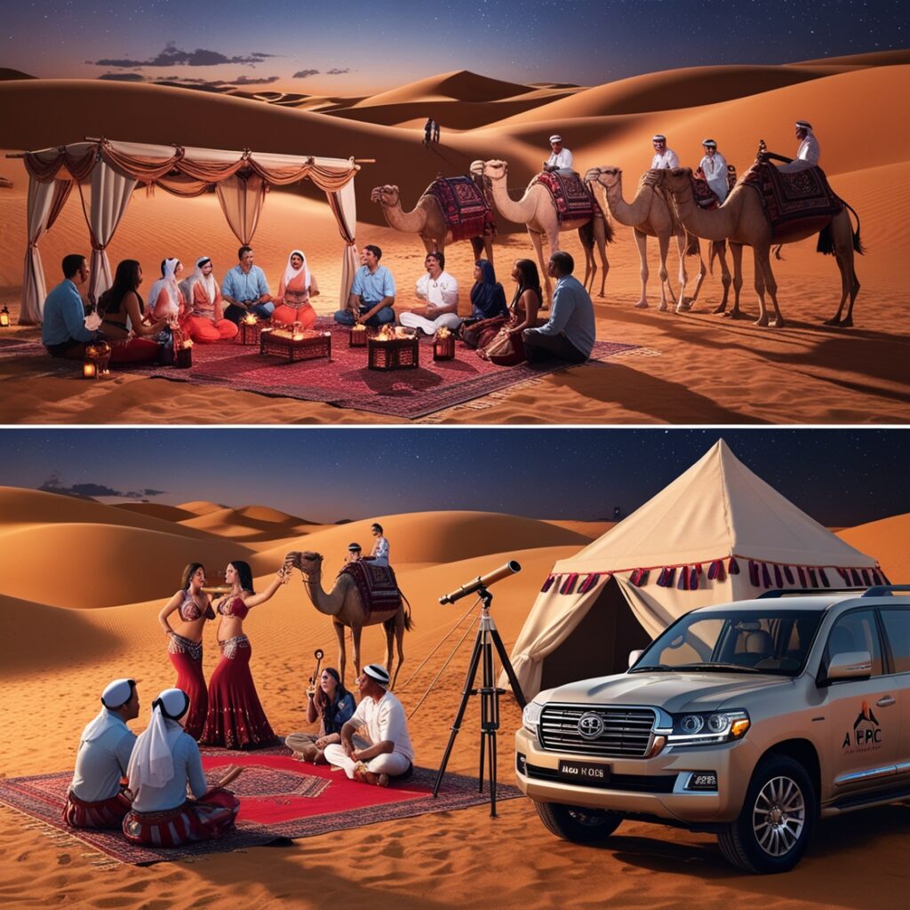 Stargazing under the desert sky